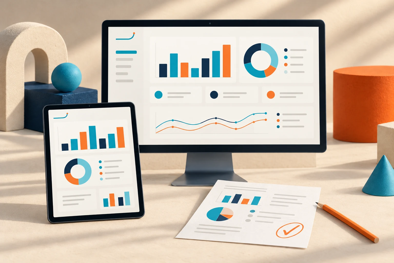 Illustrazione di Report Social: lettura dei dati e revisione del report