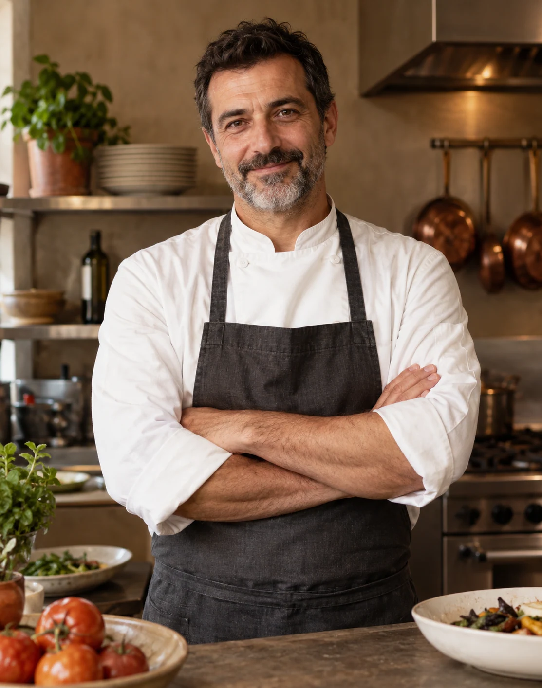 Ritratto dimostrativo per la sezione della brigata di cucina