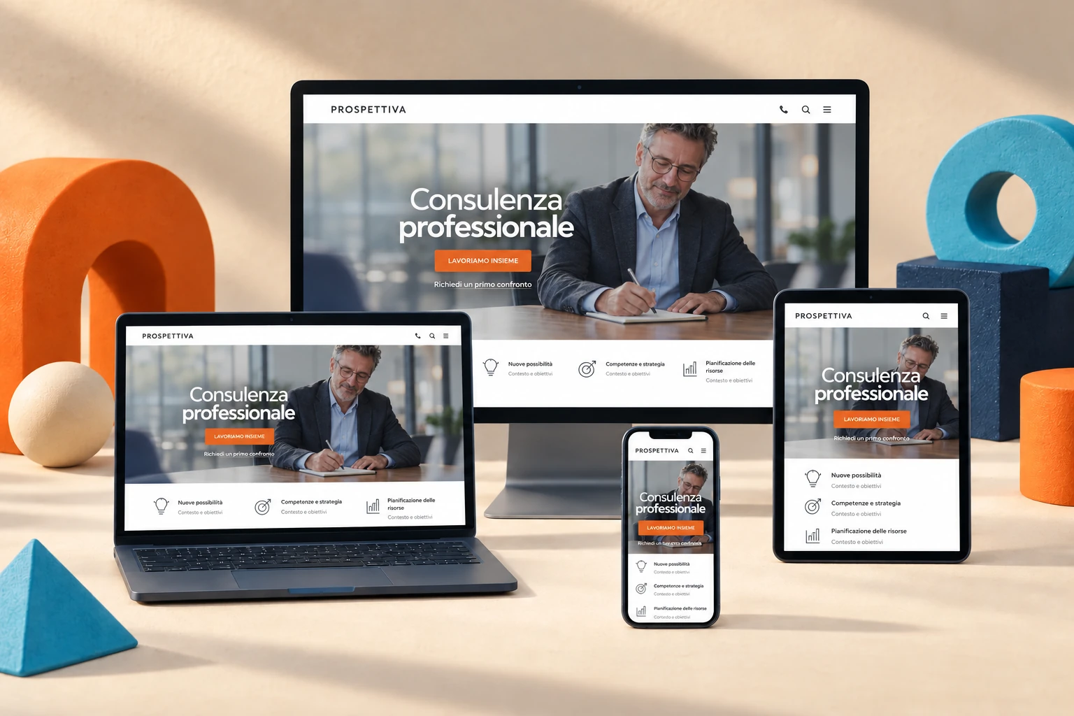 Anteprima del modello Prospettiva per professionisti e consulenti